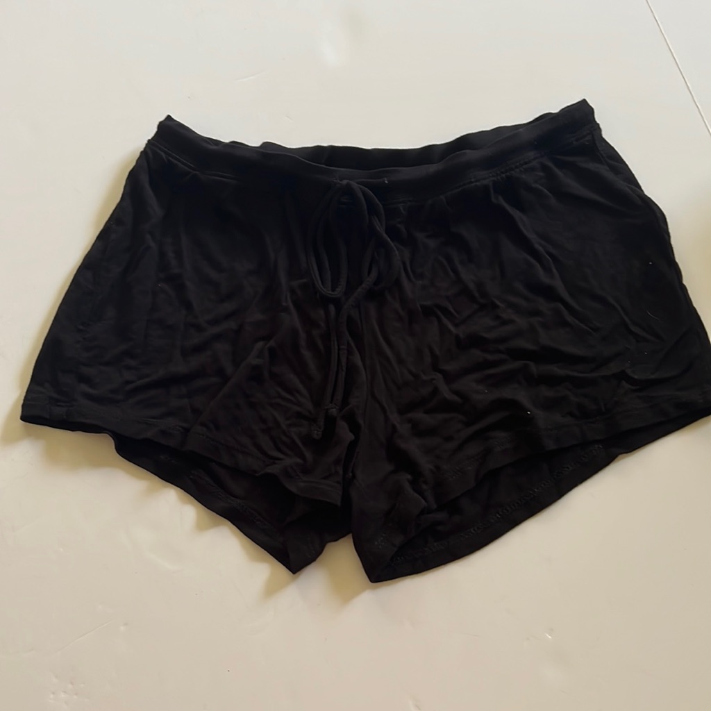 Isaac Mizrahi Sleepwear Black Sleep Shorts Size Xs